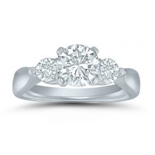 Semi-mount engagement ring ED70830 with 3/8 ctw. round diamonds