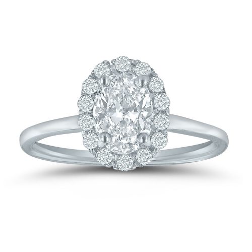 Semi-mount engagement ring ED77832 with 1/4 ctw. round diamonds