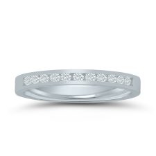 LD70484 - ladies wedding band with 1/5 ctw. diamonds