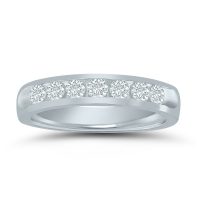 LD70752 ladies wedding band with 1/2 ctw. diamonds