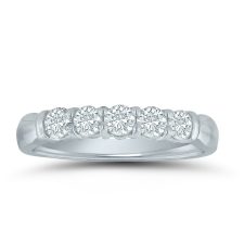 LD70774 ladies wedding band with 1/2 ctw. diamonds