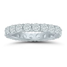 LD70782 ladies wedding band with 2 ctw diamonds