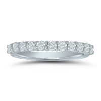 LD70806 ladies wedding band with 1/2 ctw. diamonds