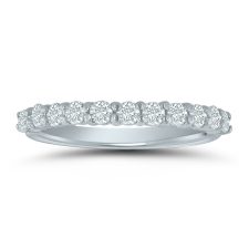 LD70806 ladies wedding band with 1/2 ctw. diamonds