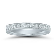 LD70881 ladies wedding band with 1/3 ctw. diamonds