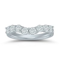 LD70902 ladies wedding band with 7/8 ctw. diamonds