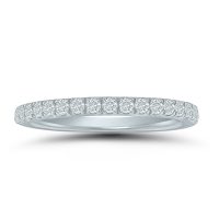 LD71051 ladies wedding band with 3/8 ctw. diamonds