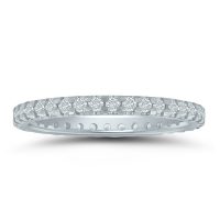 LD71841 ladies wedding band with 1/2 ctw. diamonds