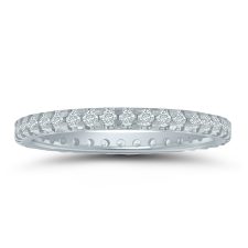 LD71841 ladies wedding band with 1/2 ctw. diamonds