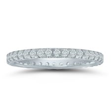 LD71841 ladies wedding band with 1/2 ctw. diamonds