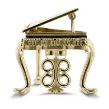 Gold piano miniature created especially for a music lover