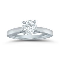 Solitaire semi-mount engagement ring E70643