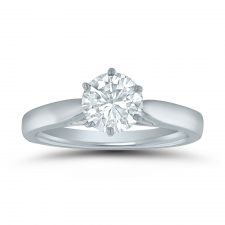 Solitaire semi-mount engagement ring E70724