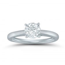 Solitaire semi-mount engagement ring E70845