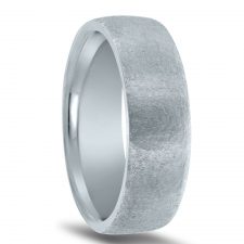 SIg big burr wedding band finish