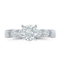 Lieberfarb ladies diamond engagement ring ED70774
