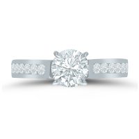 Lieberfarb ladies diamond engagement ring ED70854