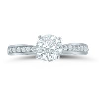 Lieberfarb ladies diamond engagement ring ED71193