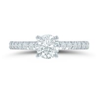Lieberfarb ladies diamond engagement ring ED71835
