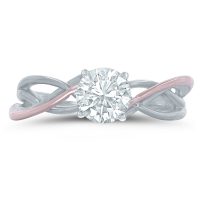 Lieberfarb ladies diamond engagement ring ET76766