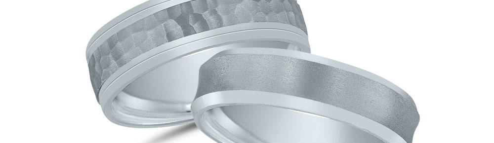 Men's wedding bands by Lieberfarb